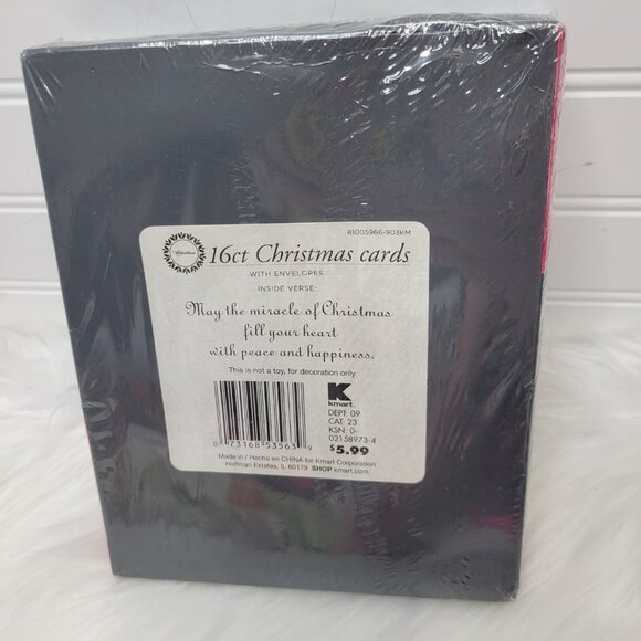 Vintage K-Mart Christmas Cards 16ct Envelopes Trim A Home Holiday Manger Scene - Picture 2 of 4